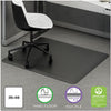 deflecto® Ergonomic Sit Stand Mat, 48 x 36, Black Mats-Anti-Fatigue Mat - Office Ready
