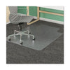 Alera® Non-Studded Chair Mat for Hard Floor, 36 x 48, Lipped, Clear Mats-Chair Mat - Office Ready