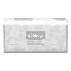 Kleenex® Premiere Folded Towels, 7 4/5 x 12 2/5, White, 120/Pack, 25 Packs/Carton