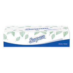 Surpass® Facial Tissue, 2-Ply, White,125 Sheets/Box, 60 Boxes/Carton