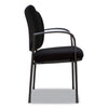 Alera® IV Series Guest Chairs, 24.8" x 22.83" x 32.28", Black Seat, Black Back, Black Base, 2/Carton Guest & Reception Chairs - Office Ready