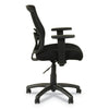 Alera® Etros Series Mesh Mid-Back Chair, Supports Up to 275 lb, 18.03" to 21.96" Seat Height, Black Chairs/Stools-Office Chairs - Office Ready