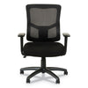 Alera® Elusion® II Series Mesh Mid-Back Swivel/Tilt Chair with Adjustable Arms, Adjustable Arms, Supports 275lb, 17.51" to 21.06" Seat Height, Black Chairs/Stools-Office Chairs - Office Ready