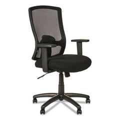 Alera® Etros Series High-Back Swivel/Tilt Chair, Supports Up to 275 lb, 18.11" to 22.04" Seat Height, Black