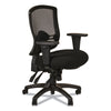 Alera® Etros Series Mid-Back Multifunction with Seat Slide Chair, Supports Up to 275 lb, 17.83" to 21.45" Seat Height, Black Chairs/Stools-Office Chairs - Office Ready