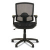 Alera® Etros Series Suspension Mesh Mid-Back Synchro Tilt Chair, Supports Up to 275 lb, 15.74" to 19.68" Seat Height, Black Chairs/Stools-Office Chairs - Office Ready