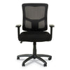 Alera® Elusion® II Series Mesh Mid-Back Swivel/Tilt Chair with Adjustable Arms, Adjustable Arms, Supports 275lb, 17.51" to 21.06" Seat Height, Black Chairs/Stools-Office Chairs - Office Ready