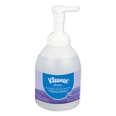 Kleenex® Reveal™ Ultra Moisturizing Foam Hand Sanitizer, 18 oz Bottle, Fragrance-Free, 4/Carton