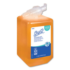 Scott® Essential™ Hair and Body Wash, Citrus Floral, 1 L Bottle, 6/Carton