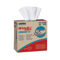 WypAll® X60 Cloths, POP-UP Box, White, 9 1/8 x 16 4/5, 126/Box Towels & Wipes-Shop Towels and Rags - Office Ready