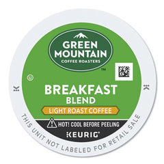 Green Mountain Coffee® Breakfast Blend Coffee K-Cup® Pods, 96/Carton