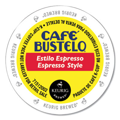 Café Bustelo Espresso Style K-Cups®, 24/Box Beverages-Coffee, K-Cup - Office Ready