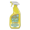 Simple Green® Industrial Cleaner & Degreaser, Concentrated, Lemon, 24 oz Spray Bottle, 12/Carton Degreasers/Cleaners - Office Ready