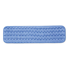 Rubbermaid® Commercial 18" Wet Mopping Pad, Split Nylon/Polyester Blend, 18", Blue, 12/Carton