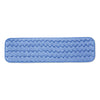 Rubbermaid® Commercial 18" Wet Mopping Pad, Split Nylon/Polyester Blend, 18", Blue, 12/Carton Mop Heads-Wet Pad - Office Ready