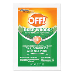 OFF!® Deep Woods Towelette, 12/Box, 12 Boxes/Carton