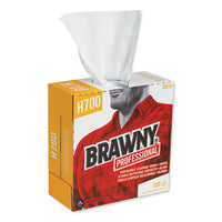 Brawny® Professional Medium Weight HEF Shop Towels, 9 1/8 x 16 1/2, 100/Box, 5 Boxes/Carton Towels & Wipes-Shop Towels and Rags - Office Ready