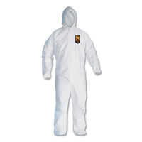 KleenGuard™ A20 Breathable Particle Protection Coveralls, Zip Closure, 3X-Large, White Coveralls - Office Ready