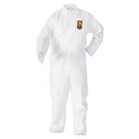 KleenGuard™ A20 Breathable Particle Protection Coveralls, Zip Closure, 2X-Large, White Coveralls - Office Ready