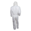 KleenGuard™ A20 Breathable Particle Protection Coveralls, Cuff and Ankles Hooded Coveralls, 4X-Large, White, 20/Carton Apparel-Coverall - Office Ready