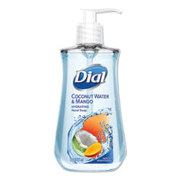 Dial® Liquid Hand Soap, Coconut Water and Mango, 7.5 oz Pump Bottle, 12/Carton Liquid Soap - Office Ready