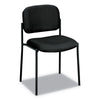 HON® VL606 Stacking Guest Chair without Arms, Supports Up to 250 lb, Black Chairs/Stools-Folding & Nesting Chairs - Office Ready