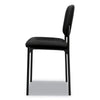 HON® VL606 Stacking Guest Chair without Arms, Supports Up to 250 lb, Black Chairs/Stools-Folding & Nesting Chairs - Office Ready