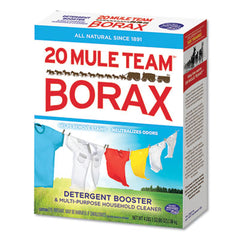 Dial® 20 Mule Team® Borax Laundry Booster, Powder, 4 lb Box, 6 Boxes/Carton