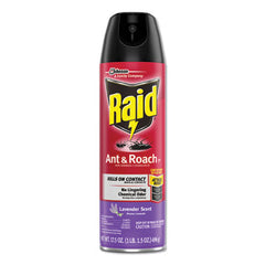 Raid® Ant & Roach Killer, 17.5 oz Aerosol, Lavendar