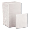 Georgia Pacific® Professional BevNap® Beverage Napkins, Single-Ply, 9 1/2 x 9 1/2, White, 4000/Carton Napkins-Beverage/Cocktail - Office Ready