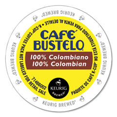 Café Bustelo 100% Colombian K-Cups®, 24/Box