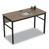 Linea Italia® Urban Series Desk Workstation, 47.25" x 23.75" x 29.5", Natural Walnut Desk Tables - Office Ready