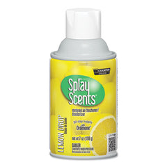 Chase Products Champion Sprayon® SPRAYScents™ Metered Air Freshener Refill, Lemon, 7 oz Aerosol, Spray 12/Carton