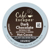Café Escapes® Dark Chocolate Hot Cocoa K-Cups®, 24/Box, 4 Box/Carton Beverages-Hot Cocoa, K-Cup - Office Ready