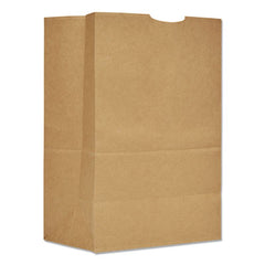 General Grocery Paper Bags, 75 lbs Capacity, 1/6 BBL, 12"w x 7"d x 17"h, Kraft, 400 Bags