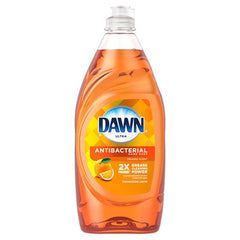 Dawn® Ultra Antibacterial Dishwashing Liquid, Orange Scent, 28 oz Bottle, 8/Carton