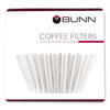 BUNN® Coffee Brewer Filters, 8 to 12 Cup Size, Flat Bottom, 100/Pack, 12 Packs/Carton Coffee and Tea Filters-Paper Basket - Office Ready