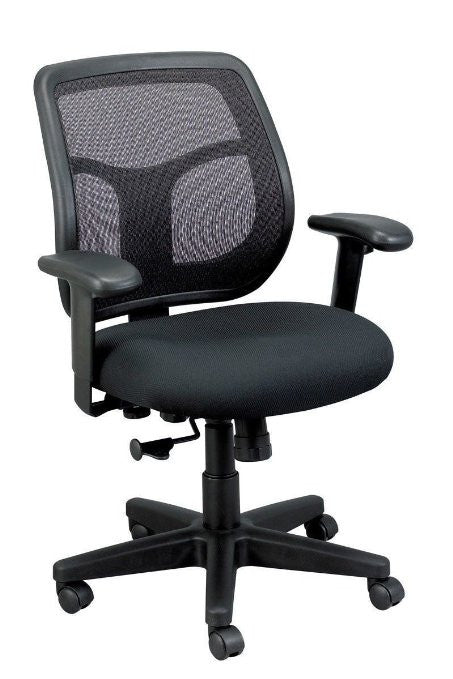 Eurotech Apollo MT9400 Mesh Office Chair Black Fabric Black Mesh Chairs/Stools-Office Chair - Office Ready