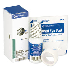 First Aid Only™ SmartCompliance Eye Wash, Pads and Tape Refill, 4 Pieces