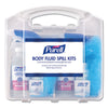 PURELL® Body Fluid Spill Kit, 4.5" x 11.88" x 11.5", One Clamshell Case with 2 Single Use Refills/Carton Safety & Emergency Kits-Spill Kit - Office Ready