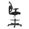 HON® Prominent™ High-Back Task Stool, Supports Up to 250 lb, 21" to 28.1" Seat Height, Black Drafting & Task Stools - Office Ready