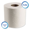 Scott® Essential Standard Roll Bathroom Tissue, Septic Safe, 2-Ply, White, 550 Sheets/Roll Tissues-Bath Regular Roll - Office Ready