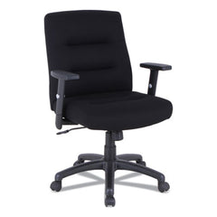 Alera® Kësson Series Petite Office Chair, Supports Up to 300 lb, 17.71" to 21.65" Seat Height, Black