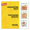 Glad® Fold-Top Sandwich Bags, 6.5" x 5.5", Clear, 180/Box, 12 Boxes/Carton Bags-POS Foodservice Bags - Office Ready