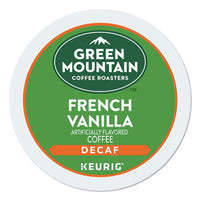 Green Mountain Coffee® French Vanilla Decaf Coffee K-Cups®, 96/Carton Decaffeinated Coffee K-Cups - Office Ready