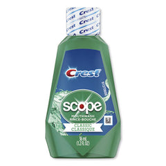 Crest® + Scope® Classic Mouthwash, Classic Mint, 36 mL Bottle, 180/Carton