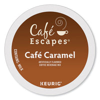 Café Escapes® Café Caramel K-Cups®, 24/Box Beverages-Coffee, K-Cup - Office Ready
