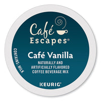Café Escapes® Café Vanilla K-Cups®, 24/Box Beverages-Coffee, K-Cup - Office Ready