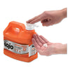 GOJO® NATURAL ORANGE™ Pumice Hand Cleaner with Pump Dispenser, Citrus, 0.5 gal Pump Bottle, 4/Carton Personal Soaps-Lotion, Pumice/Scrubber - Office Ready