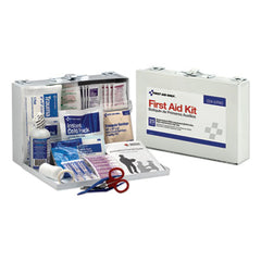 First Aid Only™ First Aid Kit in Metal Case for Up to 25 People, 104 Pieces, OSHA Compliant, Metal Case